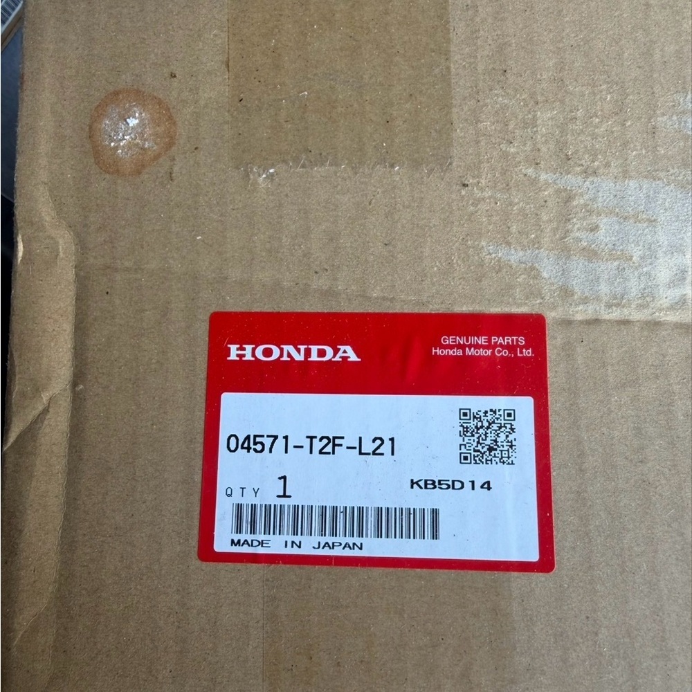 Honda Genuine Parts Box - Red and Brown